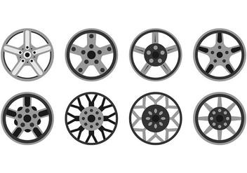 Icon Of Alloy Wheels - vector gratuit #445399 