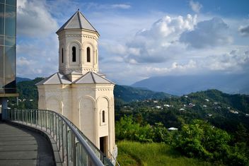 Beautiful landscape with chapel in Batumi - image gratuit #449619 