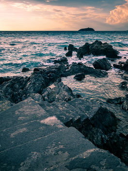 Sunset in Diamante - Calabria, Italy - Seascape photography - бесплатный image #455229