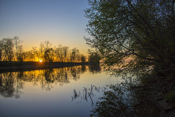 River sunset - Free image #460879