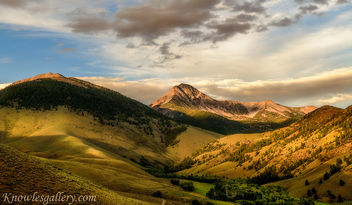 Sunset over May Mountain in the Pahsimeroi range Idaho - image gratuit #462369 