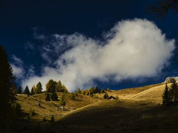 Herbst in den Dolomiten - Dolomites UNESCO - Rifugio Fuciade - бесплатный image #474839