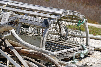 NS-00950 - Old Wooden Lobster Trap - image gratuit #490779 