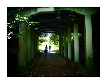 Green corridor - underpass - Free image #494069