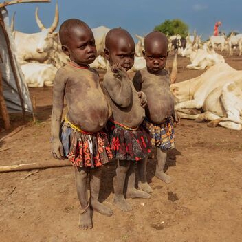 Malnutrition, Mundari Girls - бесплатный image #496779