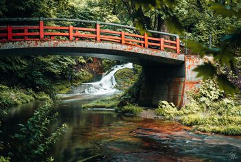 The bridge over the waterfall - image gratuit #500499 