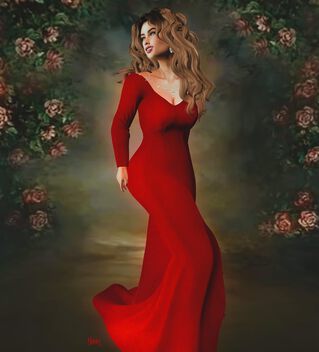 Red outfit days are always super beautiful. #reddress - Kostenloses image #500879
