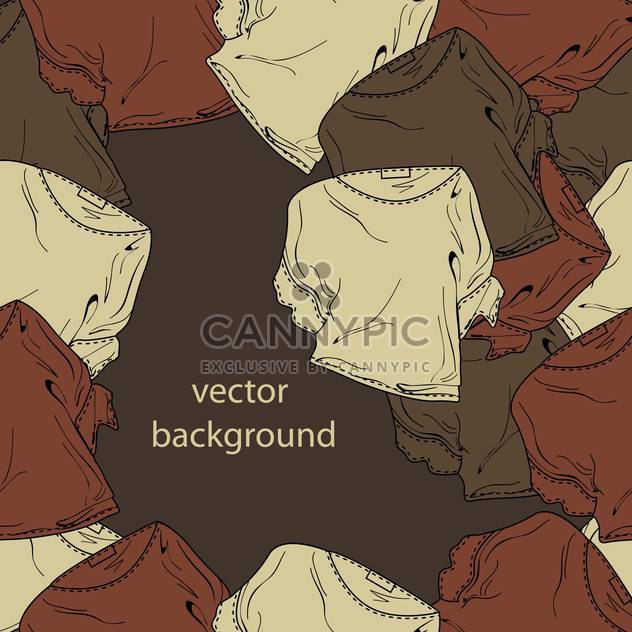 Vector dark background with fashion female blouses - бесплатный vector #127099
