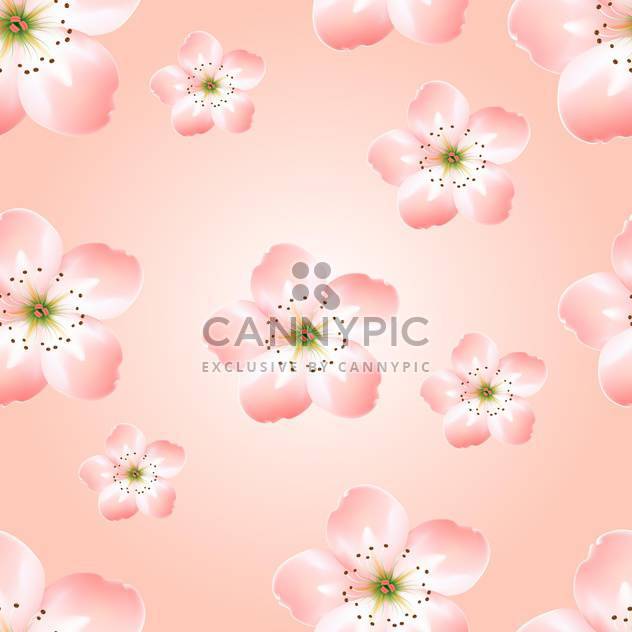 Spring background with beautiful spring flowers - Free vector #127119