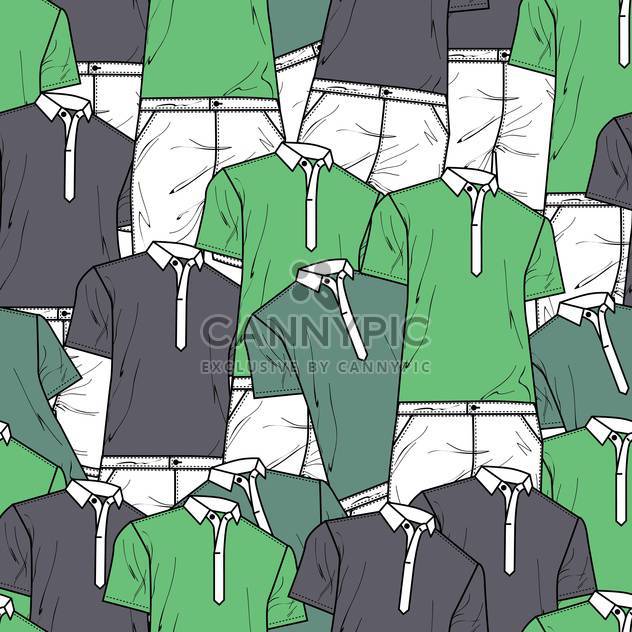 Vector background with male polo t-shirts - Kostenloses vector #127179