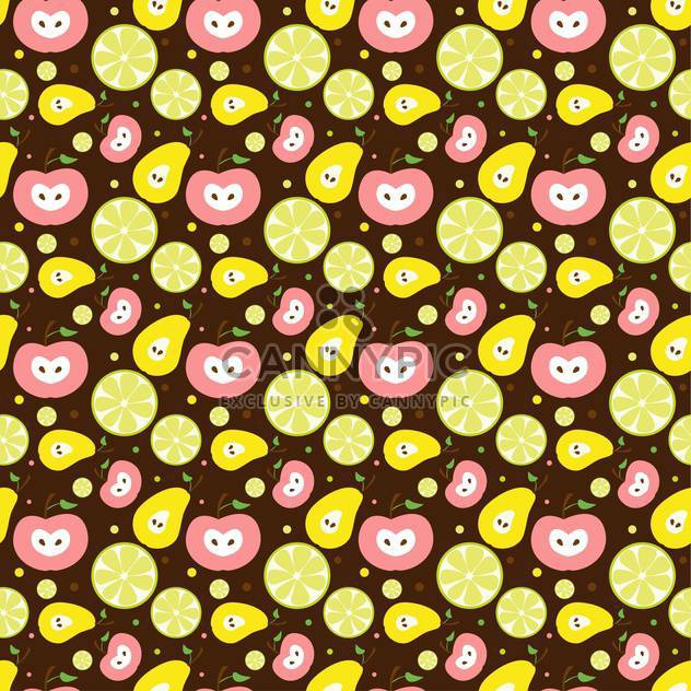 colorful illustration of tasty fruit background - Kostenloses vector #127269