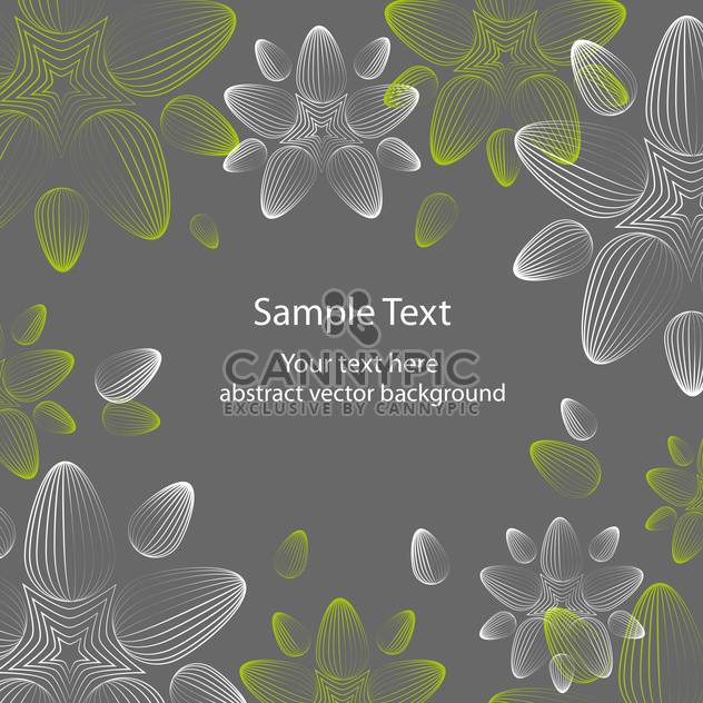seamless floral background with beautiful flowers - vector #127559 gratis