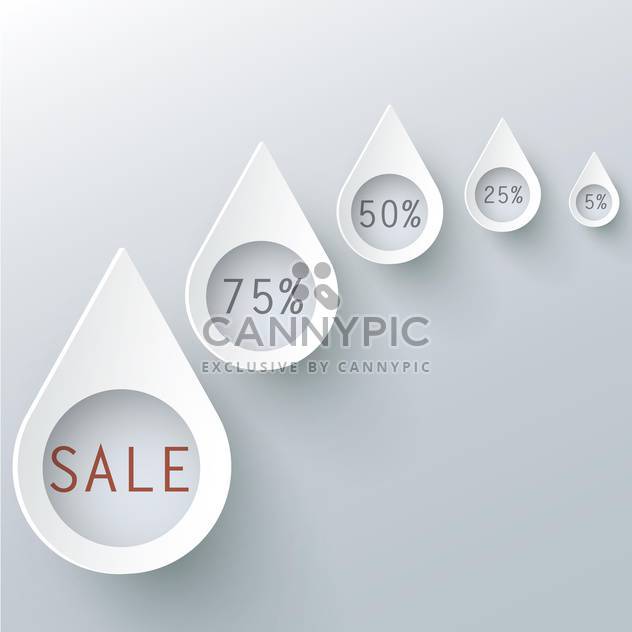 set of vector shopping sale labels - vector gratuit #129169 