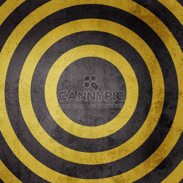 Black and yellow grunge circles background - Free vector #129699