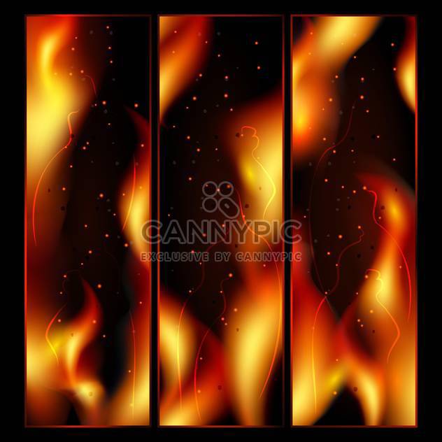 Abstract fire vector background - vector gratuit #131429 