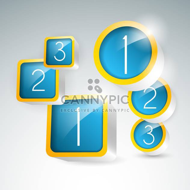 Background with transparent glass plates. - Free vector #131719