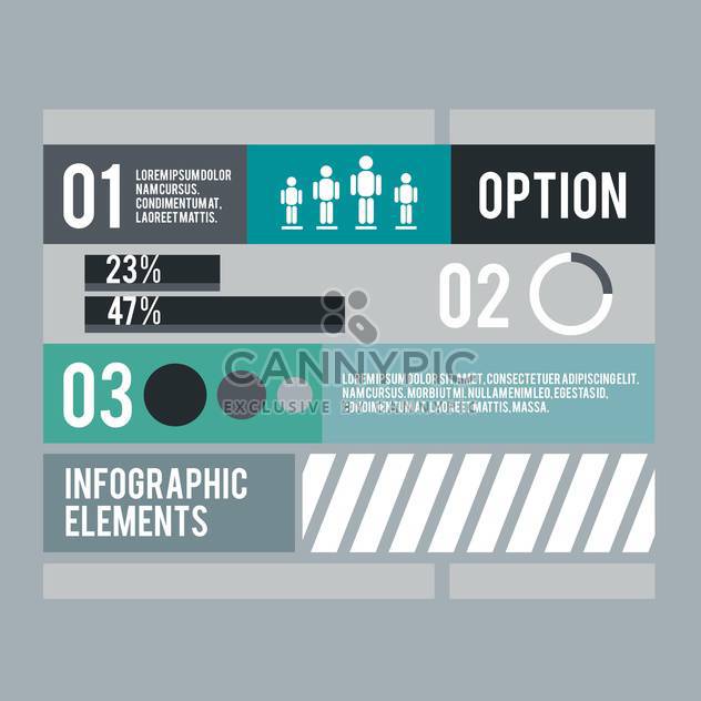business infographic elements set - vector gratuit #133009 