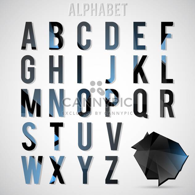 vector alphabet letters set - vector #133159 gratis