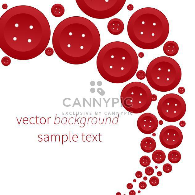 vector abstract background with red buttons - Free vector #134779