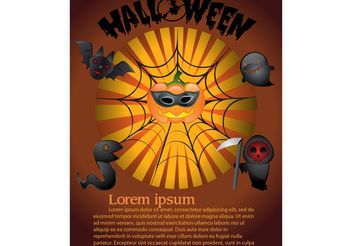Halloween Poster Graphics - vector #140669 gratis