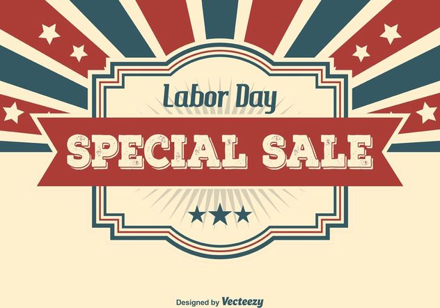 Labor Day Sale Illustration - vector #140919 gratis