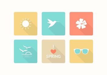 Free Spring Vector Icons - vector #142769 gratis