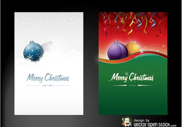 Christmas Posters - vector gratuit #142969 