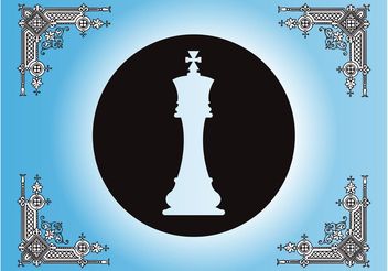 Antique Chess Layout - vector gratuit #143319 