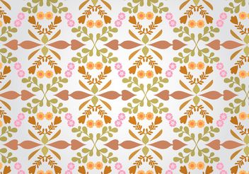 Seamless Floral Pattern Vector - Kostenloses vector #143519