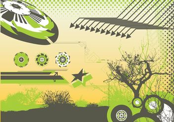 Abstract Nature Background Graphics - vector #145899 gratis