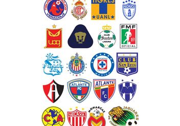 Logos Futbol Mexico - vector gratuit #148589 