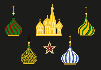 Russia Kremlin Vector Set - бесплатный vector #149769