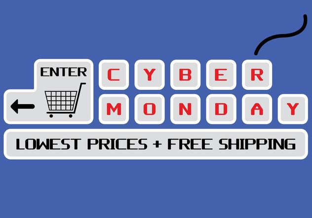 Cyber Monday Vector - vector #150659 gratis