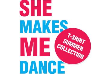 T-Shirt Summer Collection T1 - vector #150829 gratis