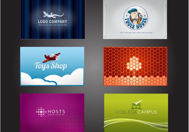 Business Card Logo Pack - Free vector #151509