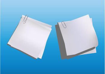Paper Sheets Vectors - Kostenloses vector #152119