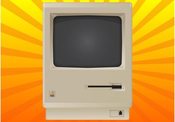 Vintage Mac - Free vector #153649