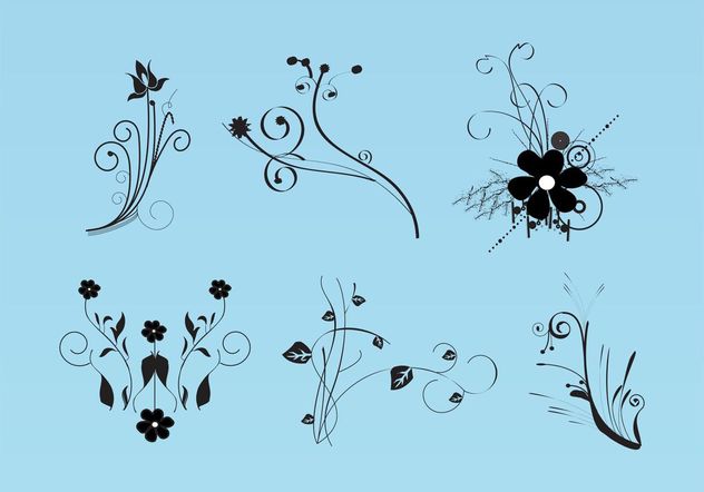Beautiful Flowers Vector Images - Free vector #154769