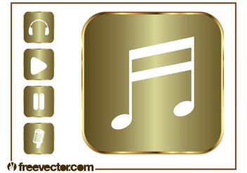 Music And Sound Icons - vector #155659 gratis