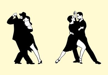 Tango Couples - vector gratuit #156249 