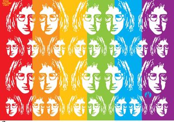 John Lennon Vector Art - бесплатный vector #156519