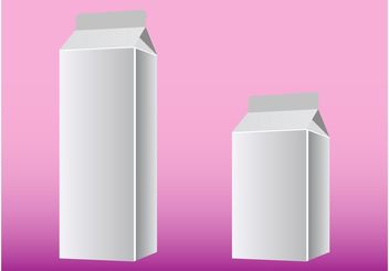 Milk Boxes - Kostenloses vector #159029