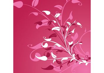 Pink Plants - vector gratuit #159209 