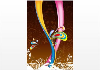 Poster Template Vector - Free vector #159299