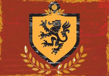 Lion Shield Coat of Arms - бесплатный vector #159989