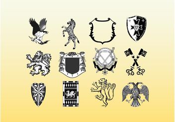 Medieval Heraldry - бесплатный vector #160129