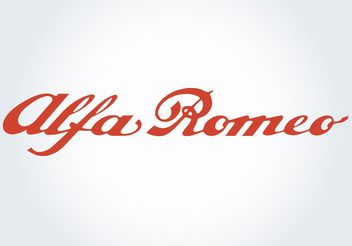Alfa Romeo - Free vector #161499