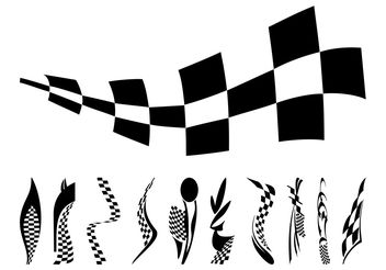 Racing Flags Graphics - vector #161909 gratis