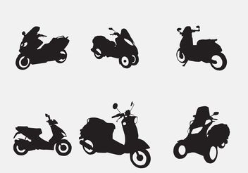 Vector Motorcycles and Scooters - vector #161939 gratis