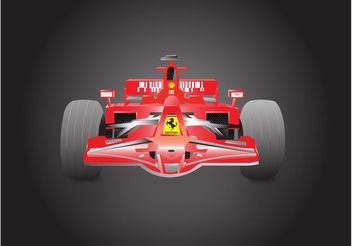 Formula 1 Ferrari - vector gratuit #162099 